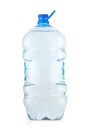 Large plastic bottle with spring water