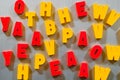 Letters for teaching children-Cyrillic or Latin