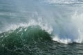 Large powerful wave close up