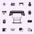 large printer icon. Print house icons universal set for web and mobile