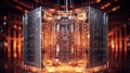 Large quantum computer in the future, many details, sophisticated devices