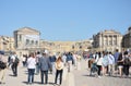 Large Queue outside Palace of Versailles