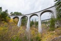 Large railway viaduct in Switzerland