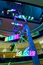 Love is Love Neon Signs in Modern Shopping Mall, Australia