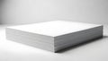 A large rectangular block of white foam material with a textured surface Royalty Free Stock Photo
