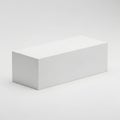 A large, rectangular, white block with a smooth surface and rounded edges Royalty Free Stock Photo