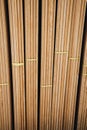 Large rectanguler wood panels stacked up together Royalty Free Stock Photo
