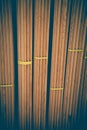 Large rectanguler wood panels stacked up together Royalty Free Stock Photo