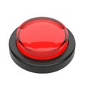 A large red button with a black base Royalty Free Stock Photo
