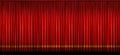 Large Red Stage Curtain Royalty Free Stock Photo