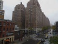 Large residential brick building structure in Manhattan New York