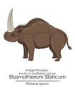 The Siberian unicorn Elasmotherium Sibiricum