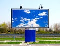 Large roadside sign Royalty Free Stock Photo