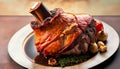 large roast pork knee