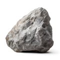 Large rock stone isolated on a white background