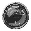 Large round speedometer icon