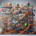 large Rube Goldberg machine i