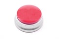 Large Ruby Red button ready for your text Royalty Free Stock Photo