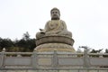 Large rulai buddha stone statue, adobe rgb Royalty Free Stock Photo