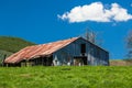 Farm Large Barn Green Blue