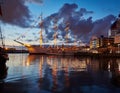 A large sailing ship in the port of GÃÂ¶teborg, Sweden