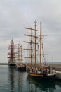 Large sailing ships Royalty Free Stock Photo