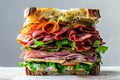 The Towering Delight A Gourmet Sandwich Extravaganza