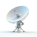 A large satellite dish antenna a parabolic reflector used for communication Royalty Free Stock Photo