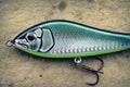 Large, heavy fishing glider lure plug