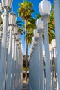 Large-scale assemblage sculpture by Chris Burden at the Los Angeles County Museum of Art