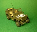 Large-scale model of the military Willys car