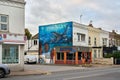 Margate, UK - October 5 2022 - Large scale mural by artist Doudou as part of the Rise Up Residency