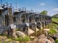 Large scale water management infrastructure in Southern Sri Lanka - sluice gates for managing water flow