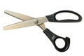 Large scissors for rikki edging zigzag Royalty Free Stock Photo