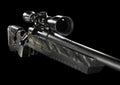 Large scope on a bolt action rifle Royalty Free Stock Photo