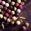 Large selection of luxury handmade pralines