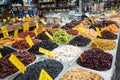 A large selection of snacks for sale on the market