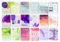 A large set of booklet, magazine poster, flyer, abstract banner, creative