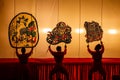 Large shadow play found in Thailand, Nang Yai shadow figures Wat Khanon Temple