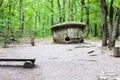 Large Shapsugsky Dolmen in Shapsugskaya zone Royalty Free Stock Photo