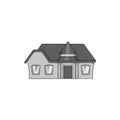 Large single storey house icon