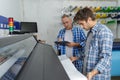 Large size wide format professional printer