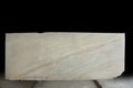 Large slab of Travertino Alabastrino Marble in beige with a pattern