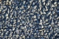 Large and small blue pebbles stone texture Royalty Free Stock Photo