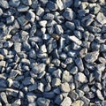 Large and small blue pebbles stone texture Royalty Free Stock Photo