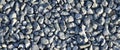 Large and small blue pebbles stone texture Royalty Free Stock Photo