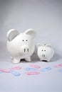 Large and Small Piggy Banks