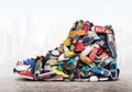 Large sneaker Royalty Free Stock Photo