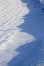 large snow drifts after a large number of cyclones