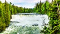 The spectacular Dawson Falls in Wells Gray Provincial Park, BC, Canada